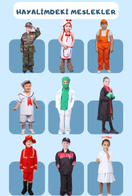 ÇOCUK MESLEK KOSTÜMLERİ