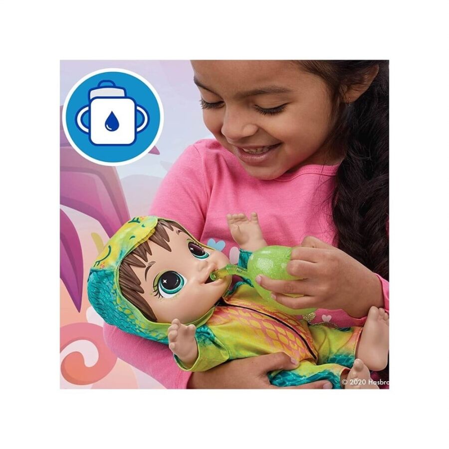 Baby Alive Dino Cuties Bebek Kumral, Sevimli Trend Oyuncaklar - 2