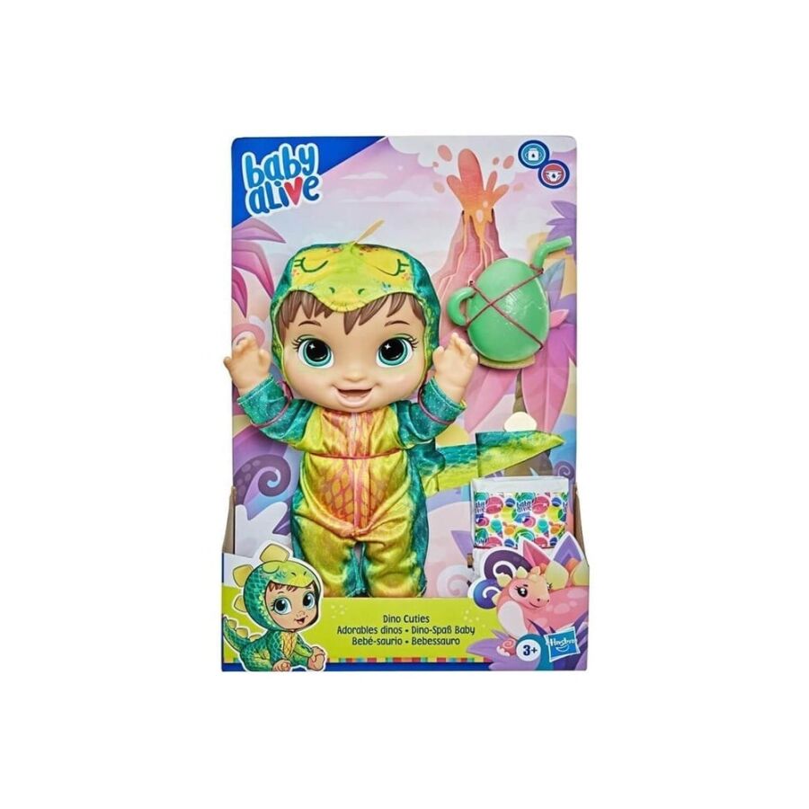 Baby Alive Dino Cuties Bebek Kumral, Sevimli Trend Oyuncaklar - 1