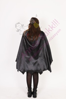 Batgirl Kız Çocuk Kostümü, Batman Kız Çocuk Kıyafeti, Çizgi Karakter Kostümü, Hızlı Kargo - 4