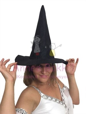 Cadılar Bayramı Cadı Şapkası, Halloween Aksesuarları, Cadı Kostüm ve Şapkası - 1