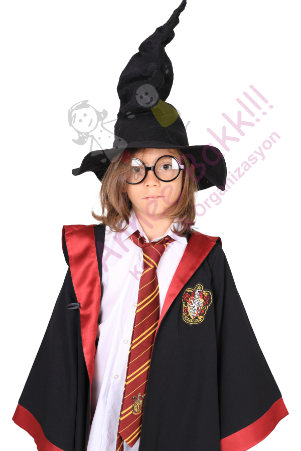 Harry Potter Şapkası, Büyücü Çocuk Şapkası, Kız-Erkek Harry Potter Şapkası - 1