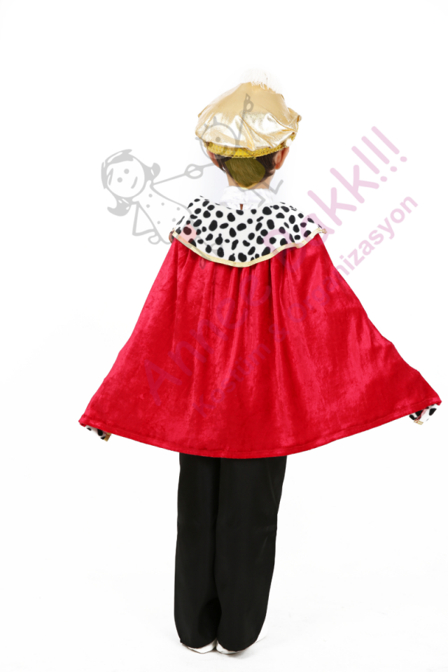 Çocuklara Özel Kral Kostümü, Kral Çocuk Kıyafeti, Masalsı Kostümler