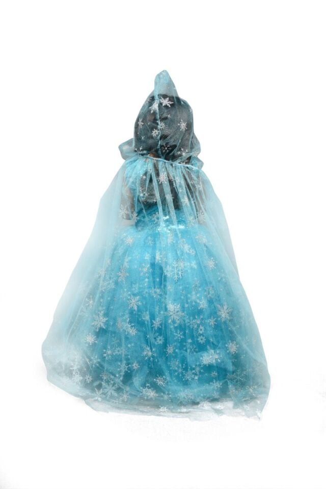 Karlar Kraliçesi Kostümü, Mavi Renk Buzlar Kraliçesi Kostümü