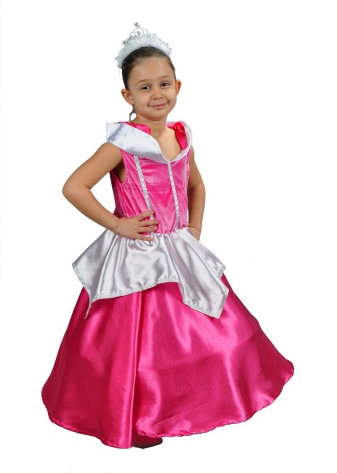 Uyuyan Güzel Çocuk Kıyafeti, Pembe Renk Uyuyan Güzel Kostümü, Masalsı Kostümler