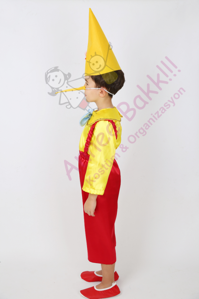 Pinokyo Çocuk Kostümü, Pinokyo Kıyafeti, Masalsı Kostümler
