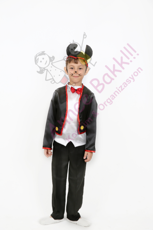 Mickey Mouse Takım Kostüm, Minik Fare Çocuk Kostümü, Masalsı Kostümler