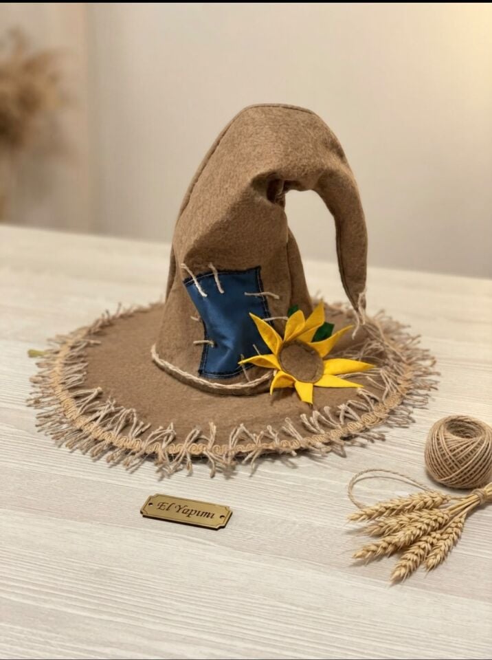 Yetişkin Cadı Şapkası, Korkuluk Yetişkin Şapka
