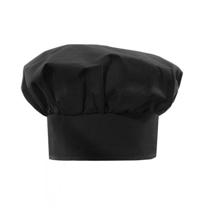 Siyah Renk Aşçı Şapkası/Şef Başlığı, Aşçı/Şef Kepi, Meslek Kostümleri