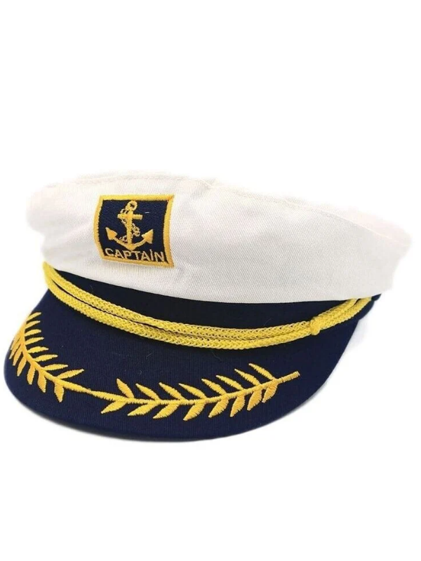 Kaptan Şapkası, Denizci Kaptan Şapkası, Meslek Kostümleri ve Aksesuarları