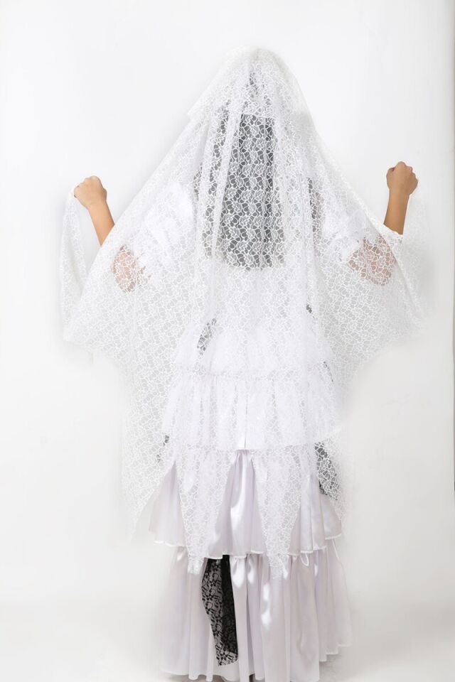 Cadılar Bayramı Ölü Gelin Kostümü, Kostüm Partisi Yetişkin Ölü Gelin Kıyafeti