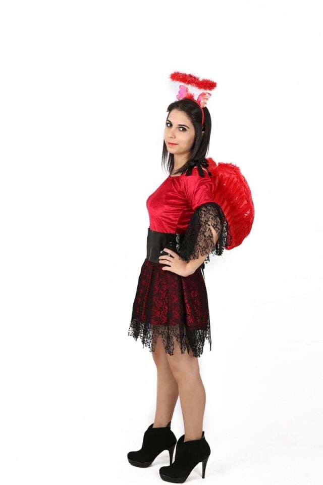 Aşk Meleği Kıyafeti, Cadılar Bayramı Aşk Meleği Kostümü, Hızlı Kargo