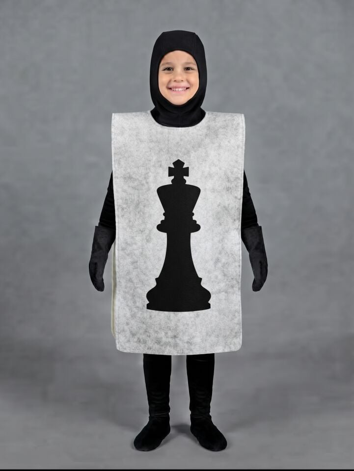 Satranç Taşı Temalı Kostüm, Satranç Şahı Kostüm