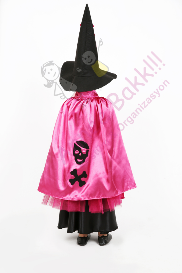 Minik Cadı Kostümü, Tatlı Cadı Kostümü, Cadılar Bayramı Kıyafeti, Halloween Kostümleri