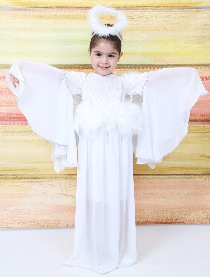 Melek Kostümü, Çocuklar İçin Melek Kıyafeti, Hızlı Kargo
