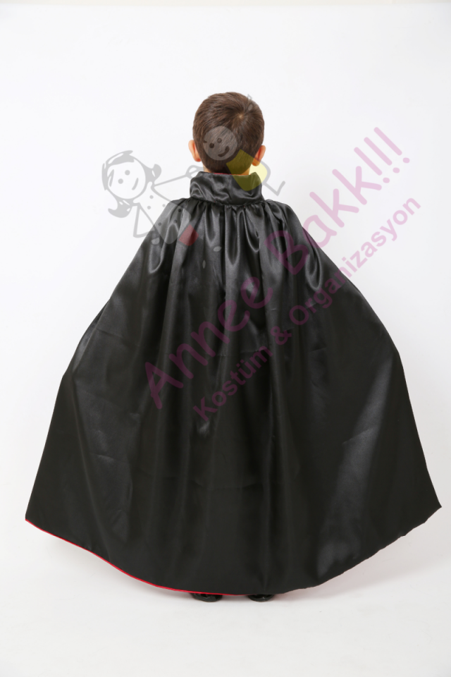 Dracula Vampir Kostümü, Cadılar Bayramı Çocuk Kostümü, Vampir Kıyafeti