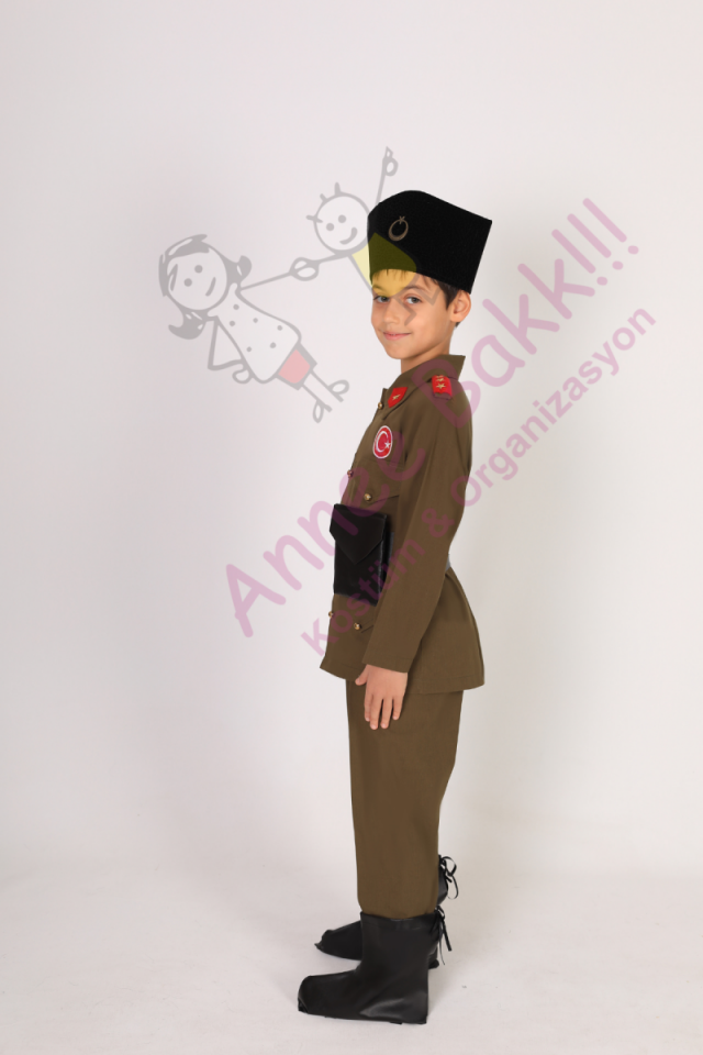 Tarihi Asker Kostümü, Atatürk Çocuk Kostümü, Tiyatro ve Gösteri Kıyafeti
