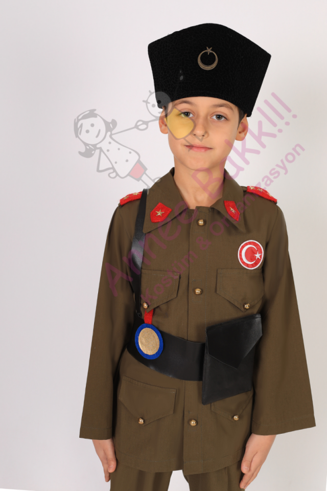 Tarihi Asker Kostümü, Atatürk Çocuk Kostümü, Tiyatro ve Gösteri Kıyafeti