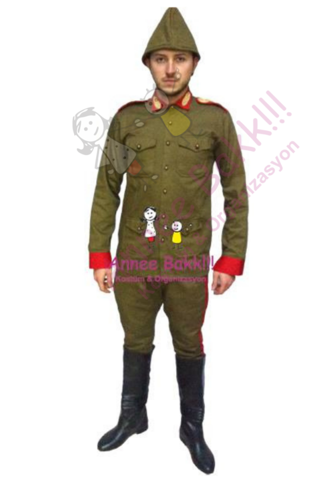 Kuvayi Milliye Komutanı Kostümü, Yetişkinler İçin Tarihi Asker Kostümü, Aynı Gün Kargo Hızlı Teslimat