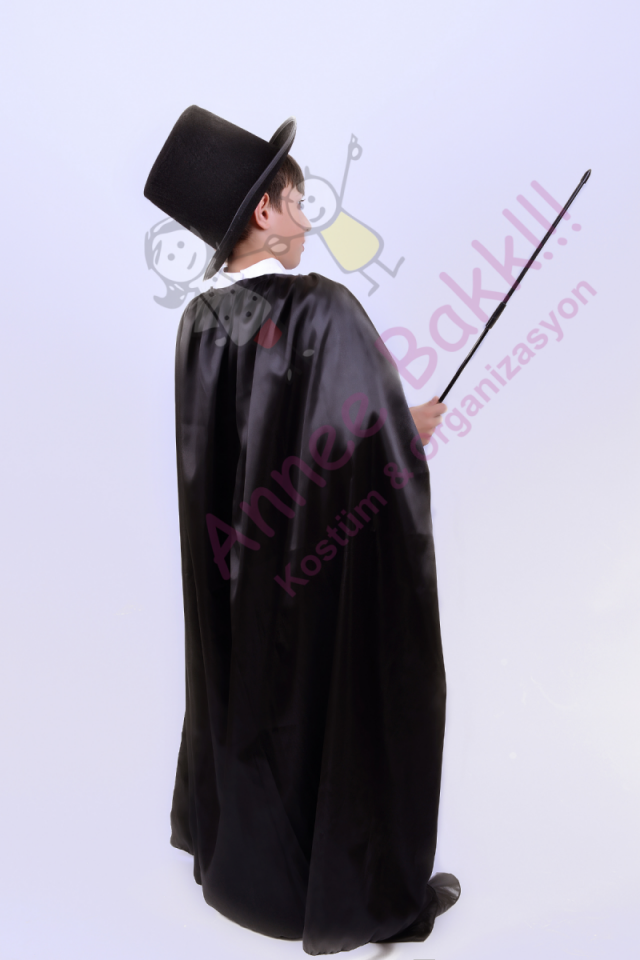 Sihirbaz Kostüm Seti, Çocuklara Özel Sihirbaz Kıyafet Seti