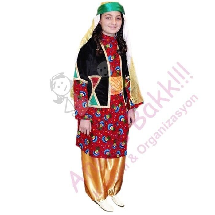 Diyarbakır Yöresi Kız Çocuk Kıyafeti, Diyarbakır Yöresel Kostüm, Kiralık Yöresel Çocuk Kostümleri