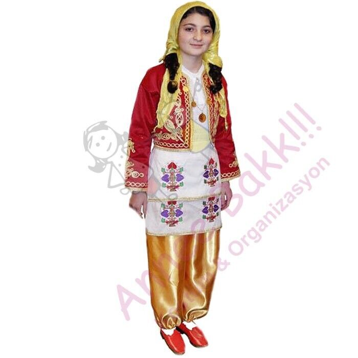 Elazığ Yöresi Kız Kıyafeti, Yöresel Elazığ Çocuk Kostümü, Kiralık Yöresel Kostümler