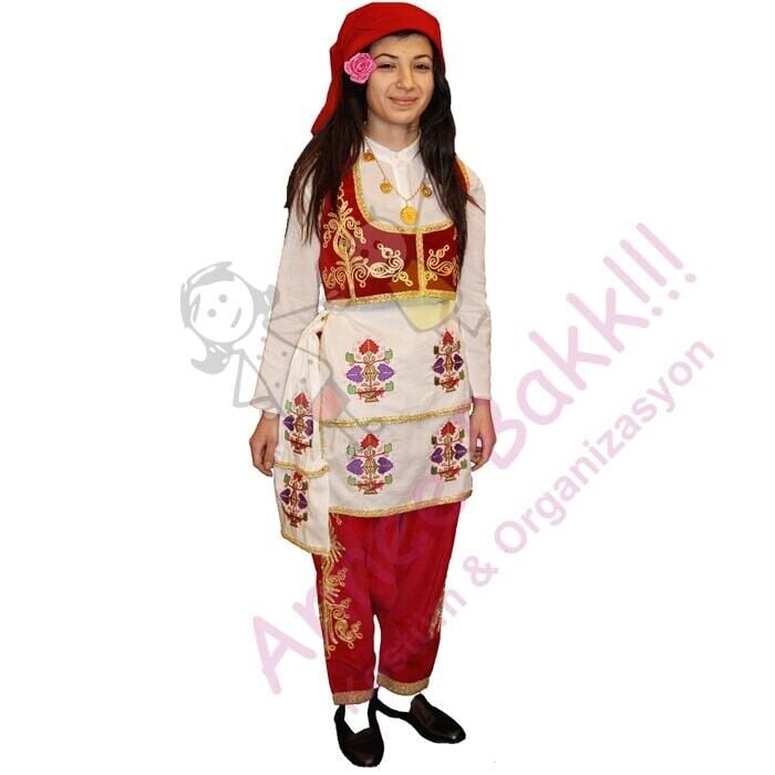 Kırklareli Yöresi Kız Kıyafeti, Cepkenli Kırklareli Yöresel Çocuk Kostümü