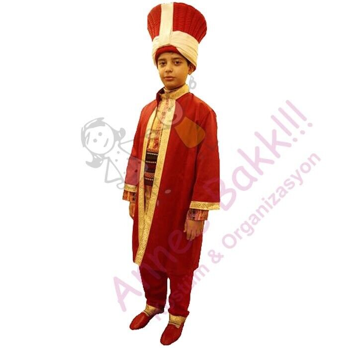 Mehteran Kostümü Cübbeli Takım, Osmanlı Mehter Takımı Kostümü, Tarihi Kiralık Kostümler