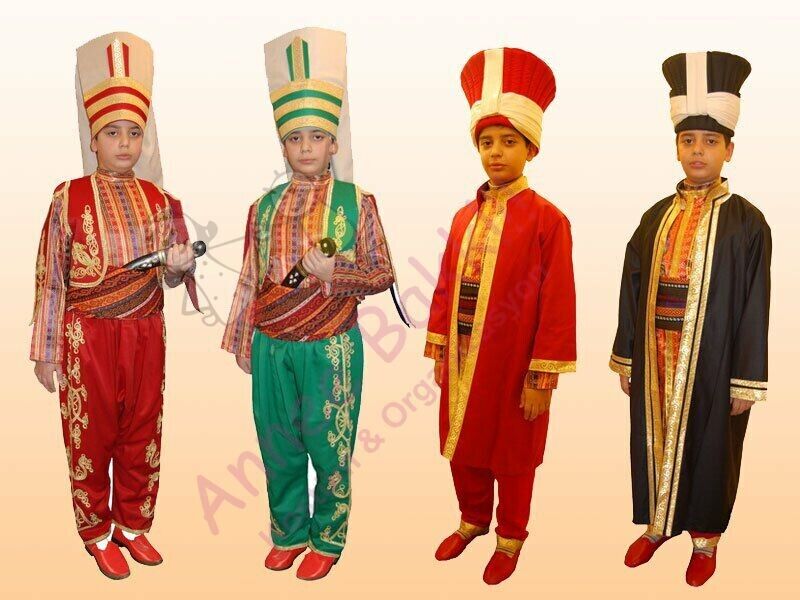 Mehteran Yeşil Yeniçeri Kostümü, Mehteran Sancak ve Tuğraları, Tarihi Kültürel Kostümler