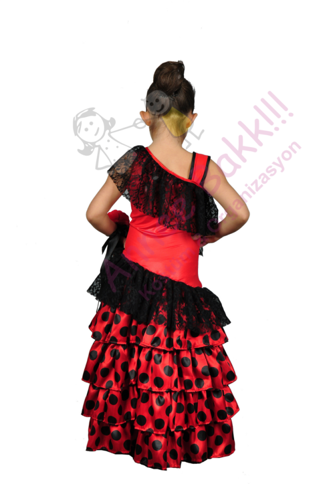 Roman-Çingene Kız Kostümü, Roman Kız Çocuk Kıyafeti