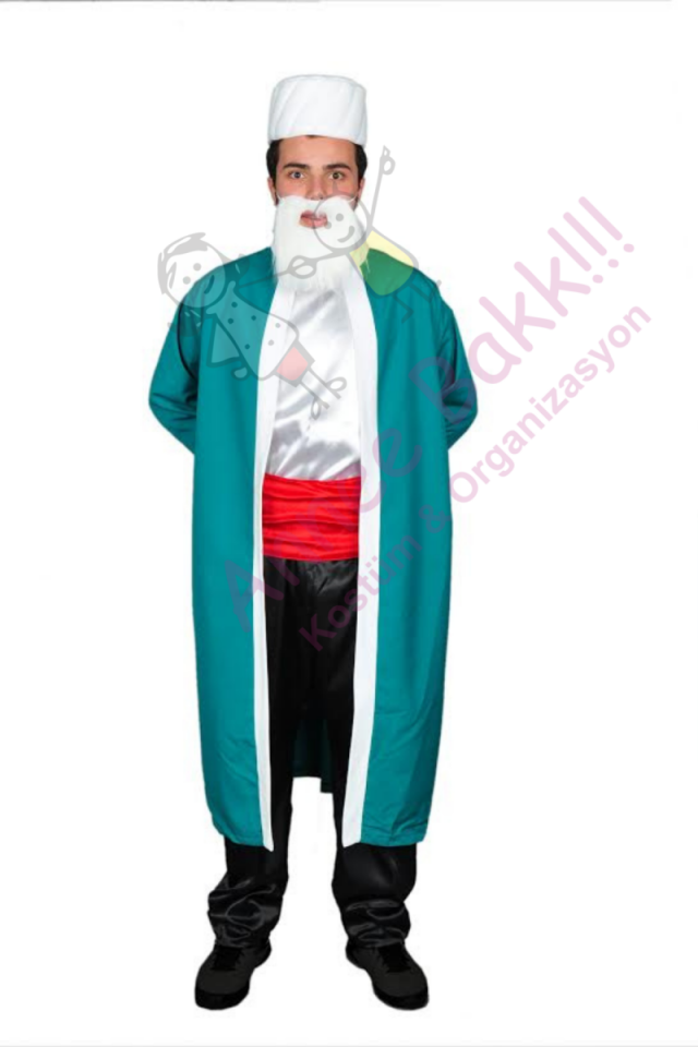 Yetişkinler İçin Nasrettin Hoca Kostümü, Hoca Nasreddin Kıyafeti