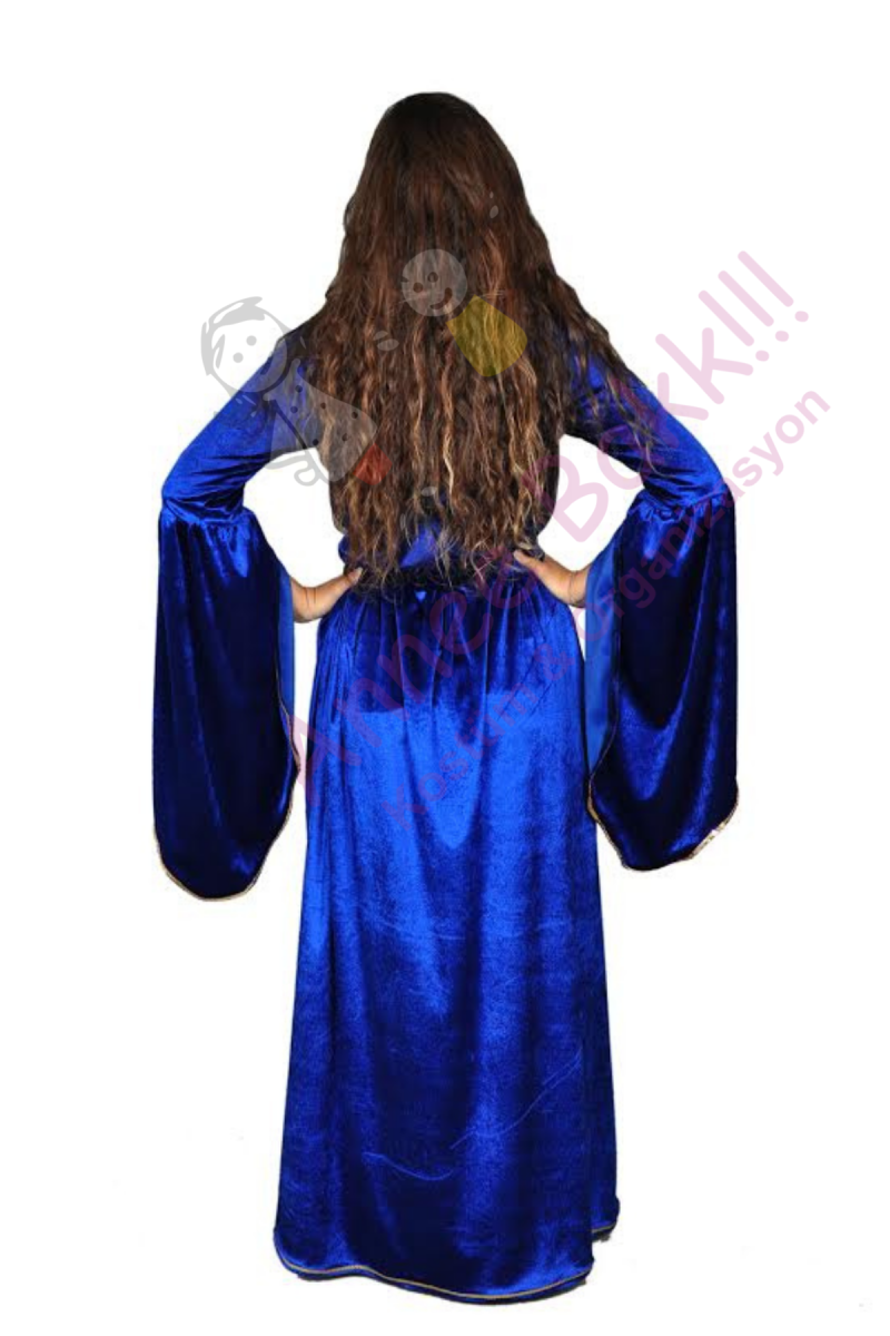 Mavi Renk Cariye Kostümü, Tarihi Cariye Kıyafeti