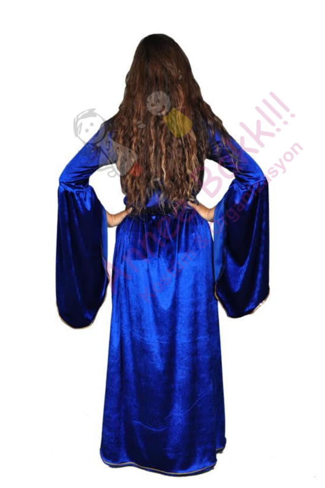 Mavi Renk Cariye Kostümü, Tarihi Cariye Kıyafeti