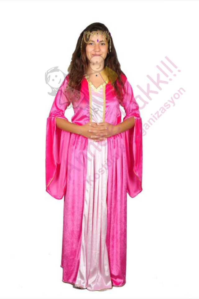 Pembe Renk Cariye Kostümü, Yetişkinler İçin Cariye Kıyafeti