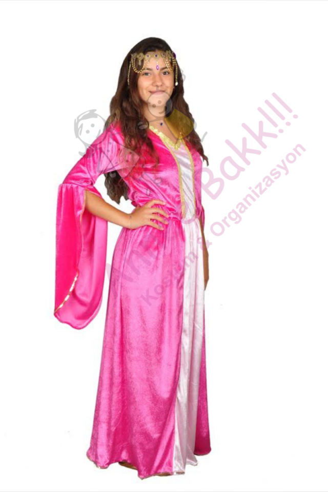 Pembe Renk Cariye Kostümü, Yetişkinler İçin Cariye Kıyafeti