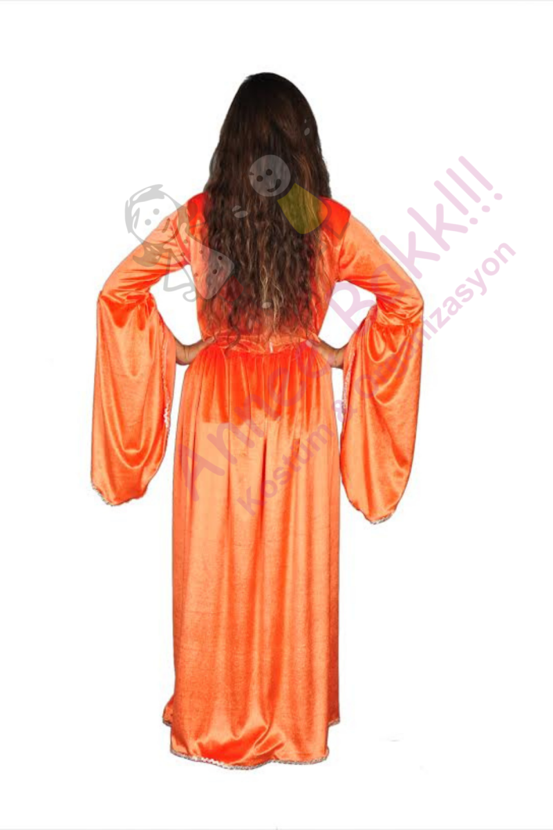 Turuncu Renk Cariye Kostümü, Tarihi Cariye Kıyafeti
