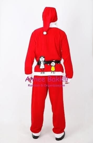 Polar Kumaş Noel Baba Kostümü, Yılbaşı Noel Baba Kostümü
