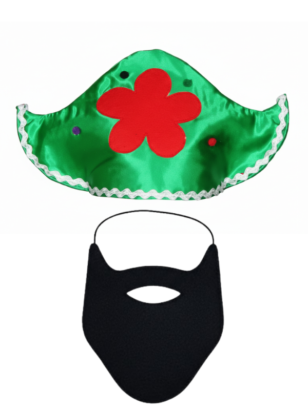 Hacivat Şapkası ve Sakal Set, Ramazan Eğlencesi Aksesuarları, Hacivat-Karagöz Şapkası