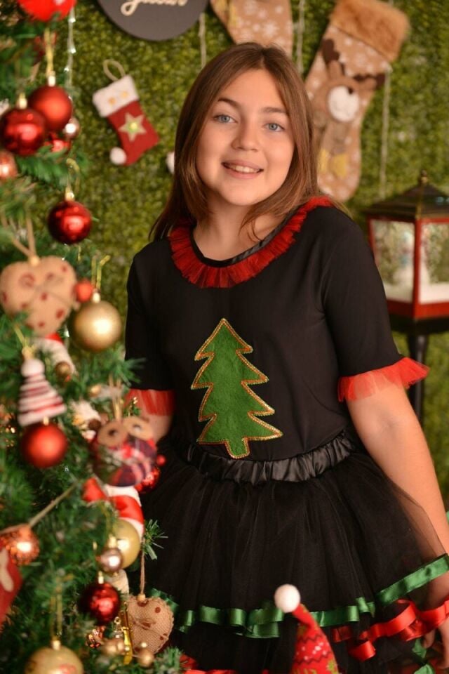 Yeni Yıl Çam Ağacı Kız Çocuk Kostümü, Yılbaşı ve Noel Kostümleri