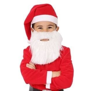 Noel Baba Kostüm Sakalı, Peluş Noel Baba Sakalı