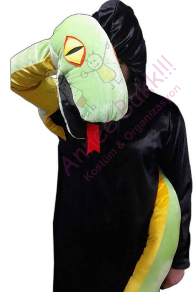 Yetişkinlere Özel Yılan Kostümü, Maskot Yılan Kostümü