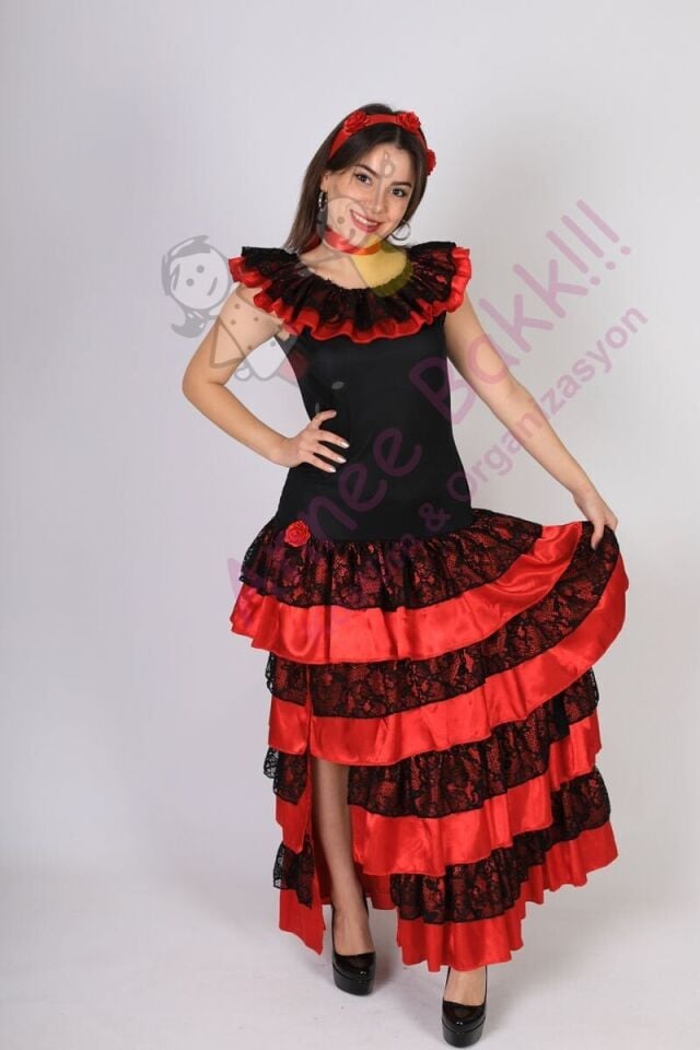 İspanyol Kadın Kostümü, Yetişkin İspanyol Kadın Kostümü