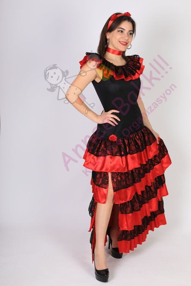 İspanyol Kadın Kostümü, Yetişkin İspanyol Kadın Kostümü