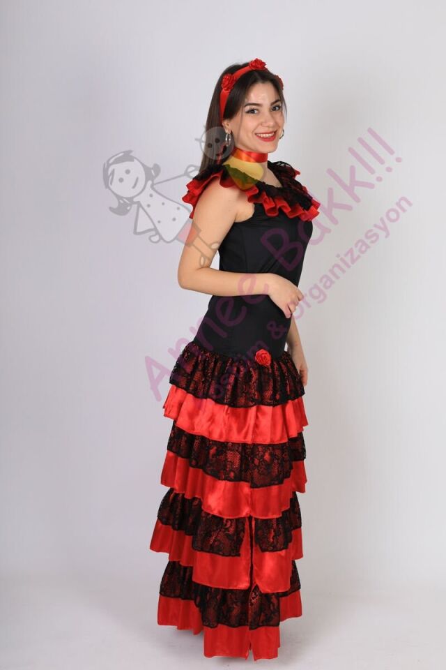 İspanyol Kadın Kostümü, Yetişkin İspanyol Kadın Kostümü
