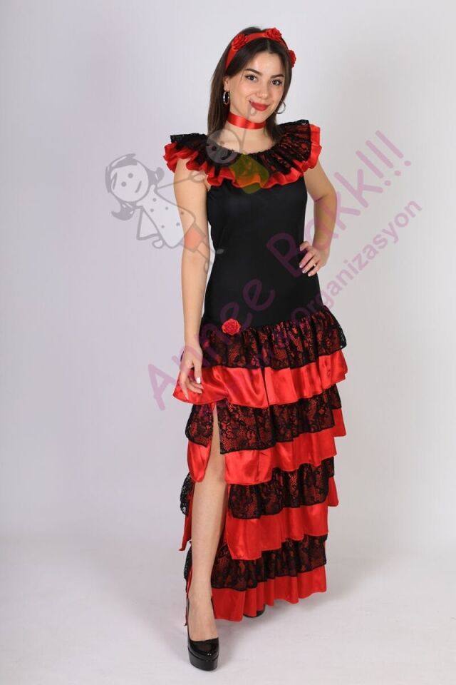 İspanyol Kadın Kostümü, Yetişkin İspanyol Kadın Kostümü
