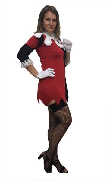 Yetişkin Kadın Joker Kostümü, Cadılar Bayramı Joker Kostümü