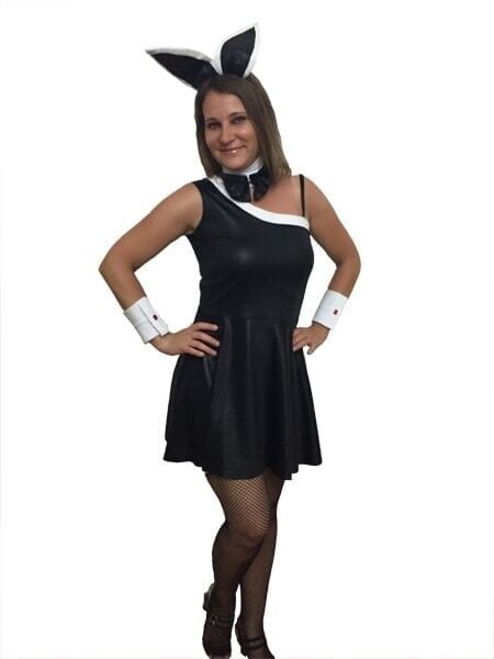 Yetişkin Tavşan Kız Kostümü, Dikkat Çekici Tavşan Kız Kıyafeti