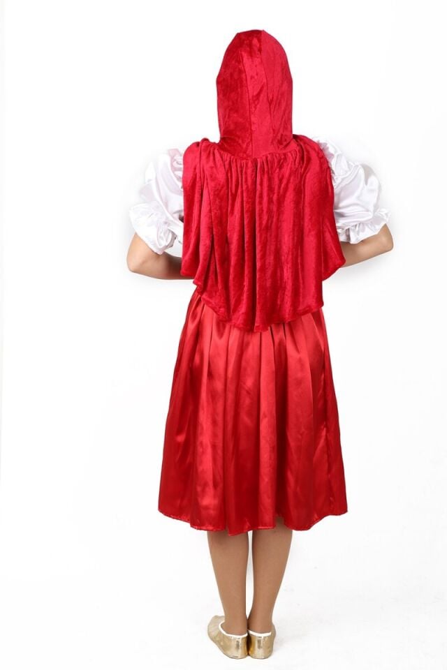 Yetişkin Kırmızı Başlıklı Kız Kostümü, Kırmızı Başlıklı Kız Kostümü, Masal Kostümleri