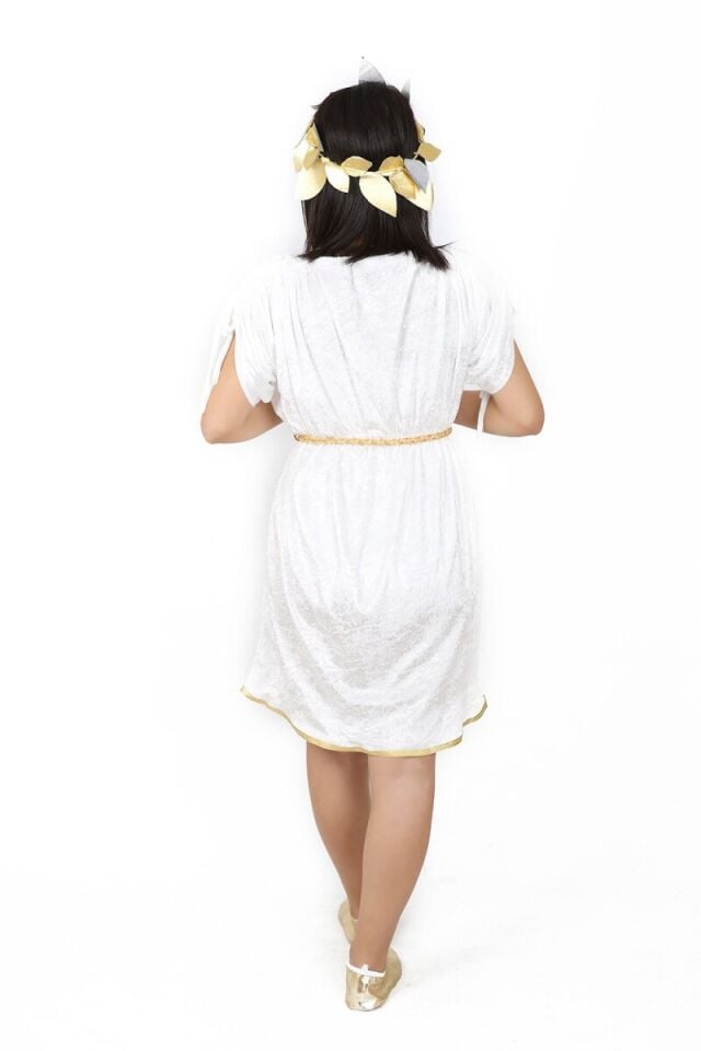 Romalı Hera Kadın Kostümü, Tarihi Romalı Hera Kıyafeti, Tarihi Kostümler