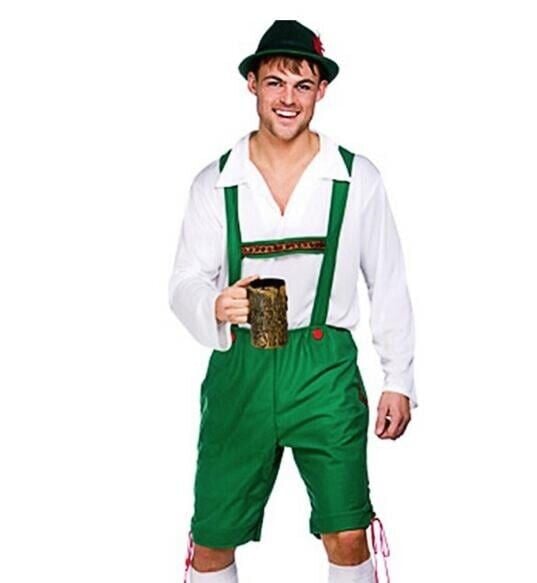 Almanya - Bavyera Erkek Kostümü, Oktoberfest Bavyera Alman Kıyafeti, Hızlı Kargo